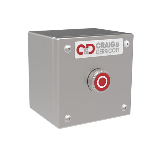 Stop Control Station in Stainless Steel Enclosure