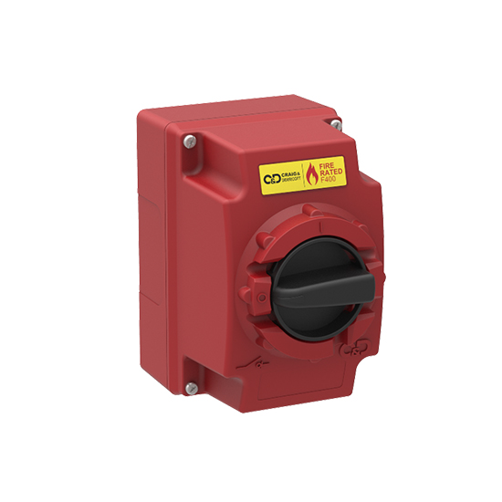 Craig & Derricott Fire Rated Switchgear designed for F200, F300 & F400